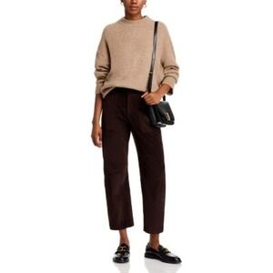 Rag & Bone Leyton Barrel Cords Dark Brown Corduroy Pant 16 Plus